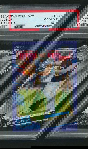 2023 Panini Donruss Optic Purple Shock Will Levis #298 RC PSA 10