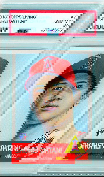 2018 Topps Living #7 Shohei Ohtani PSA 10 GEM MINT!