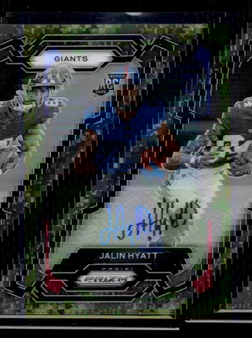 2023 Panini Prizm Camo Jalin Hyatt #378 RC Auto /25