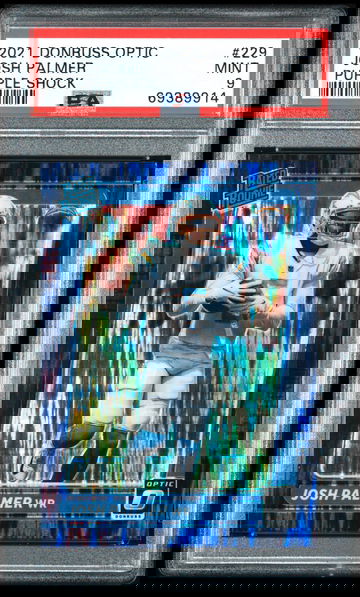 2021 Donruss Optic Josh Palmer #229 Rated Rookie Purple Shock Prizm PSA 9 POP 5