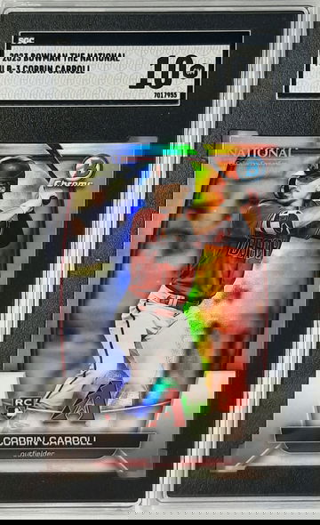 2023 Bowman Chrome National Collector  Convention Corbin Carroll RC #3 SGC 10