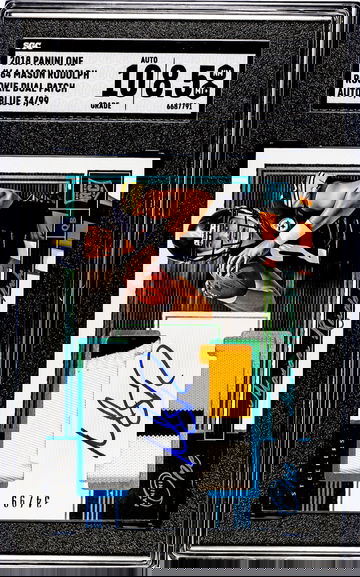 2018 Panini ONE MASON RUDOLPH RPA RPA Rookie Patch Auto Bronze 34/99 SGC 10/8.5