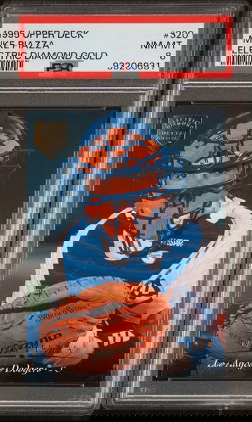 1995 Upper Deck Electric Diamond GOLD Mike Piazza #320 PSA 8 Rare Series 2