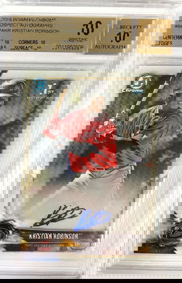 Kristian Robinson Bowman Prospects Auto 