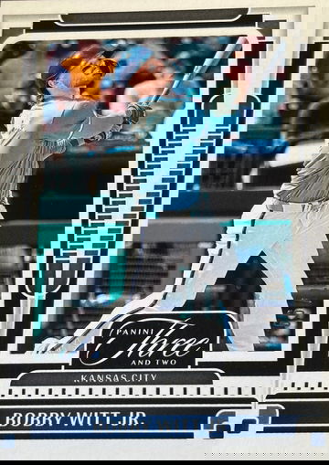 2025 Panini Three and Two Baseball Bobby Witt Jr. /99 #19