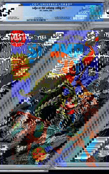 SAGA OF THE SWAMP THING #1 CGC 8.5 MARTIN PASKO STORY TOM YEATES CVR & ART1982