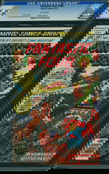 FANTASTIC FOUR #188, CGC 9.4 NM