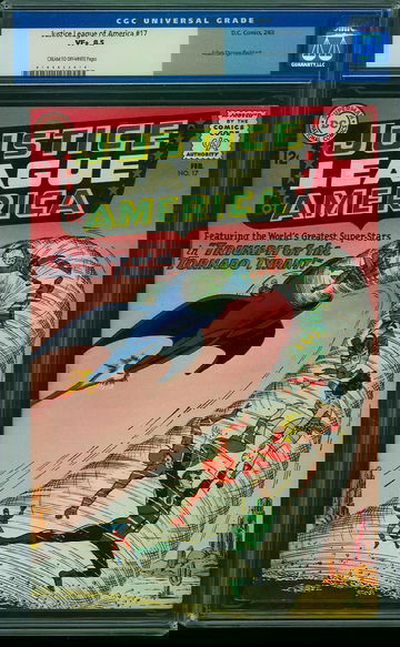 JUSTICE LEAGUE OF AMERICA #17, CGC 8.5 VF+