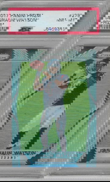 2017 Panini Prizm Deshaun Watson PSA 8
