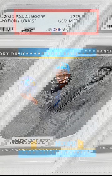 ANTHONY DAVIS 2012 Panini Hoops Rookie RC #275 - PSA 10 GEM MINT
