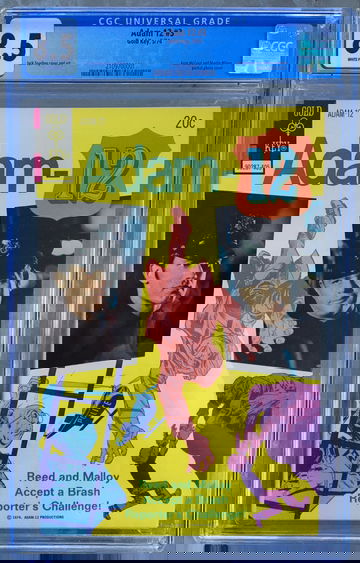 Adam 12 #3 (1974) CGC 8.5 -- White pages; Partial photo cover; Jack Sparling