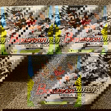 2023 Bowman Baseball Mega Box Sealed Lot of 3