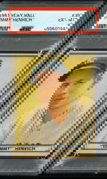 1941 Play Ball Tommy Henrich #39 PSA 6