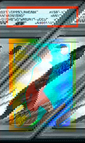 🚨🏀 2021-22 TOPPS CHROME ELITE OVERTIME JEAN MONTERO VARIATION GOLD /50 RC 👻🥇