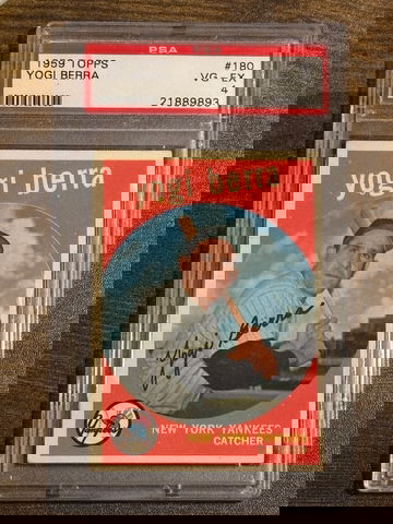 1959 Topps Yogi Berra HOF PSA 4 New York Yankees