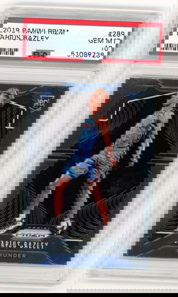 2019-20 Prizm #289 Darius Bazley Base RC PSA 10 Gem Mint