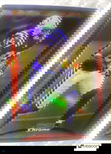 REGGIE WAYNE 2008 BOWMAN CHROME #BC167 REFRACTOR FUTURE HALL OF FAMER COLTS