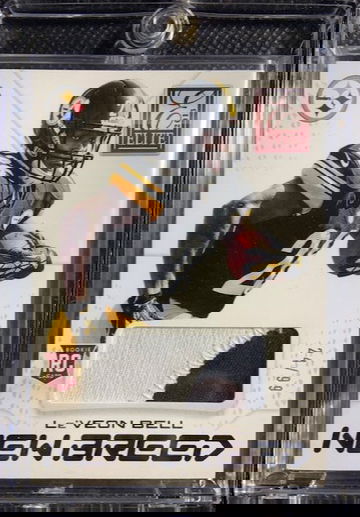 2013 Elite New Breed #28 Le'Veon Bell RC 2-Color Rookie Jersey Patch /99 Relic