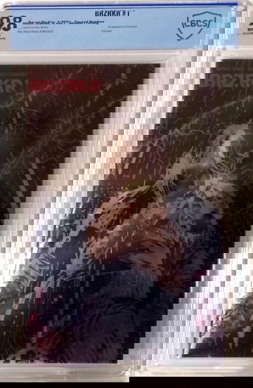 BRZRKR #1 - CBCS 9.8 - Second Print - 1st Appearance of Berzerker - Garney Silver Foil Variant - Keanu Reeves