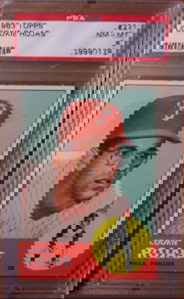 1963 Topps #221 Cookie Rojas PSA 8 PRIME EXAMPLE