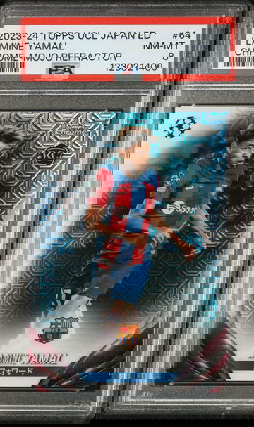 Lamine Yamal 2023-24 Topps Chrome UEFA Mojo Japan Edition #64 Rookie Barcelona