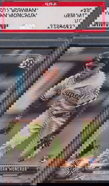 2017 Bowman 25 Yoan Moncada RC PSA 10 GEM MT 4822