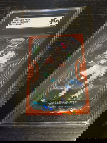 Jalen Hurts Red Ice Prizm Rookie 