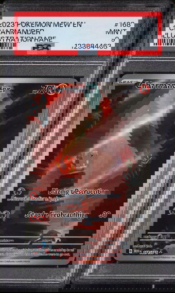 2023 Pokemon Scarlet and Violet 151 Illustration Rare Charmander #168 PSA 9