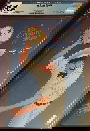 ICE CREAM MAN # 24  IMAGE COMICS 2021  COMICS VAULT LIVE EDITION CGC 9.8 WHITE SILVER FOIL LOGO!!