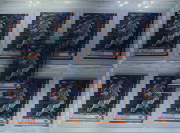 2019 Topps Chrome Update Pete Alonso #52 Rookie Debut Lot (9)