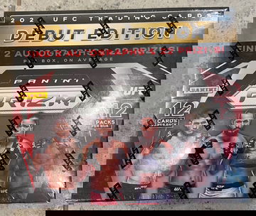 Panini Prizm UFC Debut Hobby box- delivery takes 7-10 business days