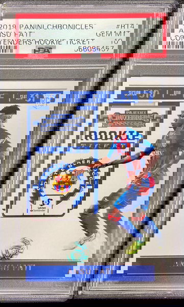 2019 PANINI CHRONICLES ANSU FATI CONTENDERS RC TICKET PSA 10 GEM MINT FC BARCELONA