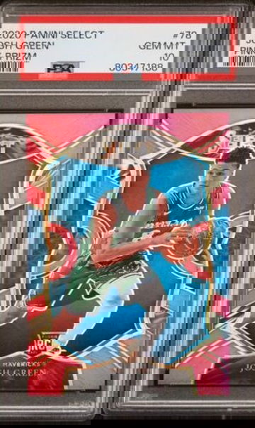 2020-21 Panini Select Josh Green Pink Prizm Rookie SP /10 #78 PSA 10