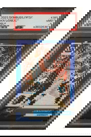 2022 Optic Purple Luka Donicic #160 PSA 9