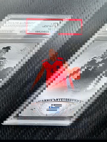 2013 SP Authentic Giannis Antetokounmpo PSA 10