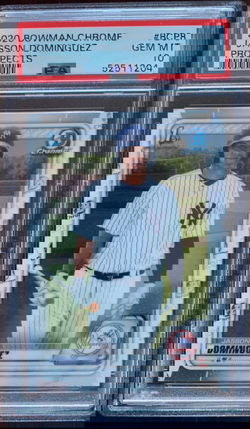 2020 Bowman Chrome Jasson Dominguez PSA 10 Gem Mint