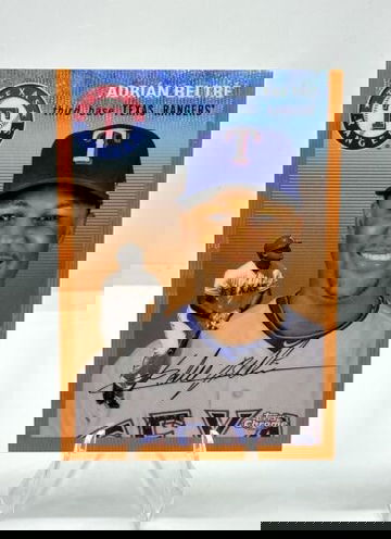 2023 Topps Chrome Platinum ADRIAN BELTRE Orange Wave #/25 SSP Rangers HOF'24