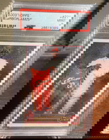 2003 Topps Lebron James PSA 9