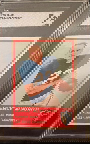 1963 Fleer #72 Lance Alworth rookie rc HOF