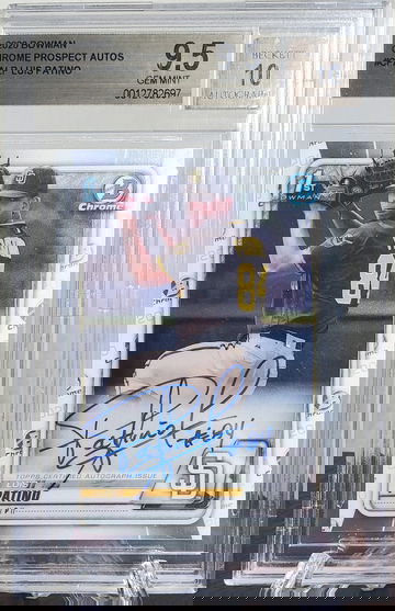 Luis Patiño 2020 Bowman Chrome Auto BGS 9.5