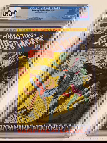 Amazing Spider-Man 102 CGC 8.0 - 2nd Morbius