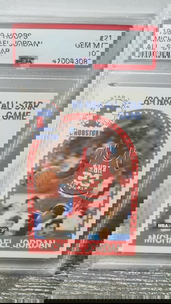 1989 Hoops Michael Jordan All-Star PSA 10