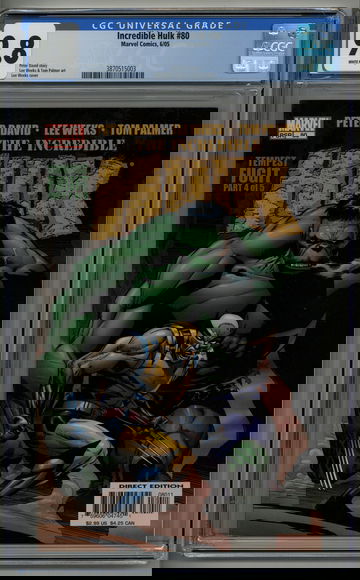 Incredible Hulk 80 CGC 9.8 Wolverine Appearance