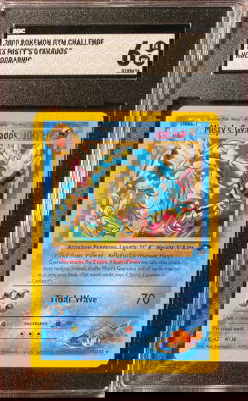 2000 Pokémon gym challenge #13 Mistys Gyarados Holo holographic 6 EX NM