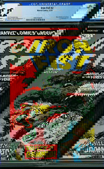 IRON FIST #2, CGC 9.2 NM-