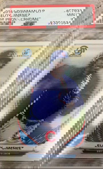 2014 Bowman Chrome Eloy Jimenez PSA 9 Mint draft ctp33