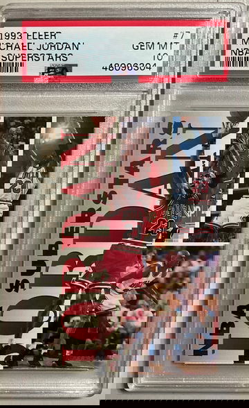 1993 FLEER #7 MICHAEL JORDAN NBA SUPERSTARS GEM MINT 