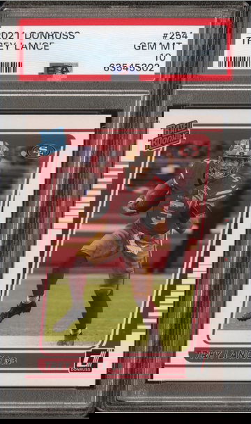 2021 Donruss Trey Lance PSA 10 POP 1