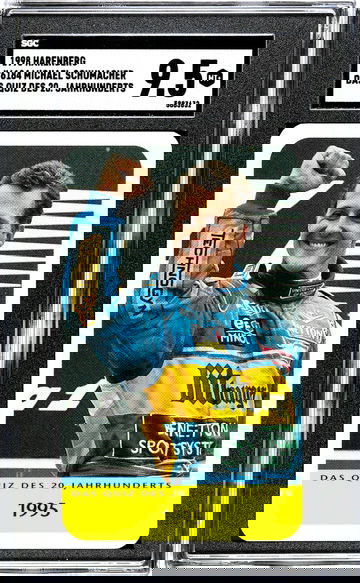 1998 Harenberg Jahrhunderts Michael Schumacher Formula 1 F1 Ferrari  SGC 9.5 POP 3