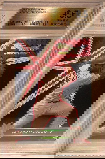 2001 Topps Stars #198 Albert Pujols (ROOKIE) BGS 9.5 GEM MINT